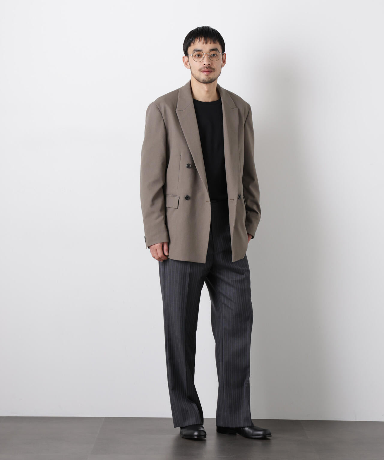 Reflax(R)オックスダブルブレストジャケット（セットアップ可）