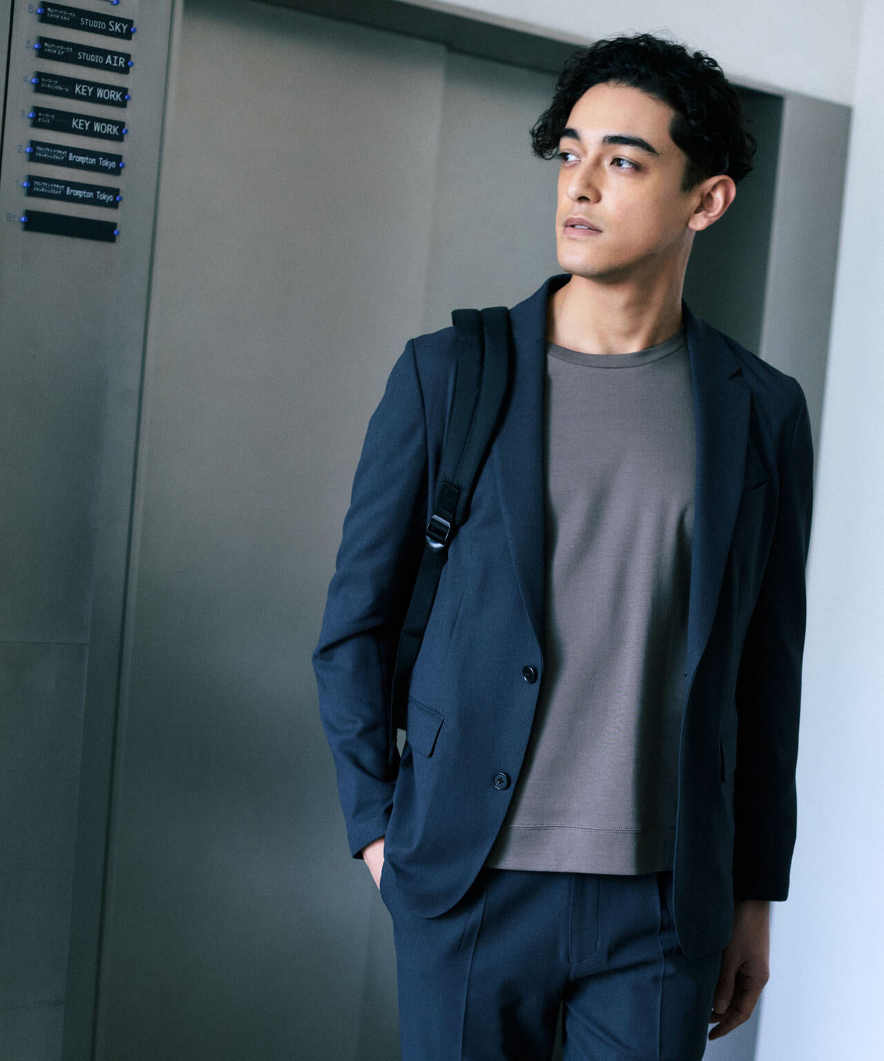 Damerino｣Reflax(R)ドライオックスストレッチセットアップ/吸水速乾