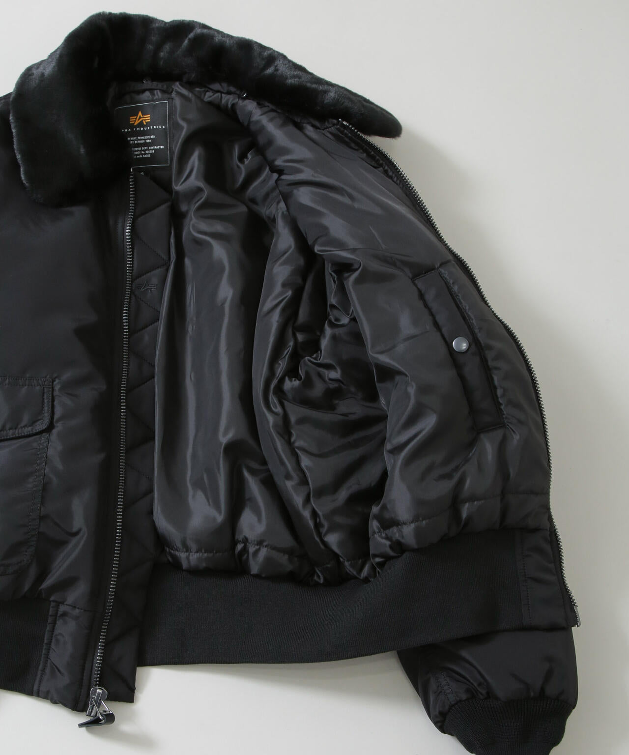 ALPHA INDUSTRIES/別注 ALPHA FLIGHT JACKET