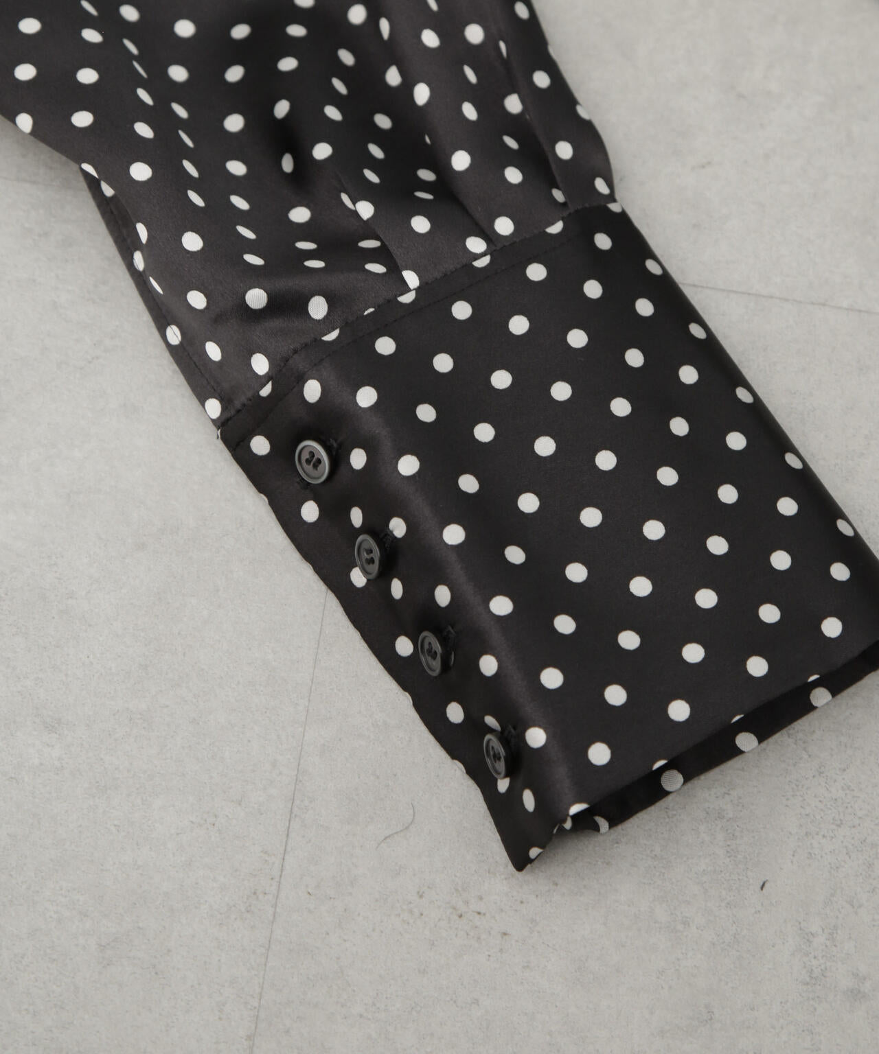 RhodolirioN / Bow Blouse - Polka Dots Sateen