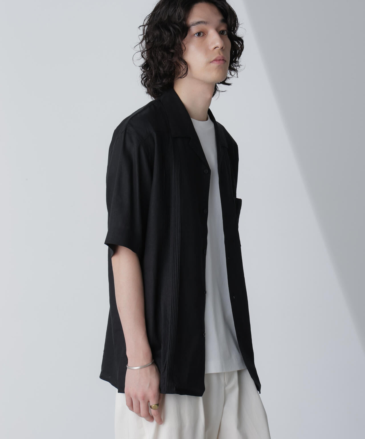 スタイリッシュ キューバ シャツ 半袖