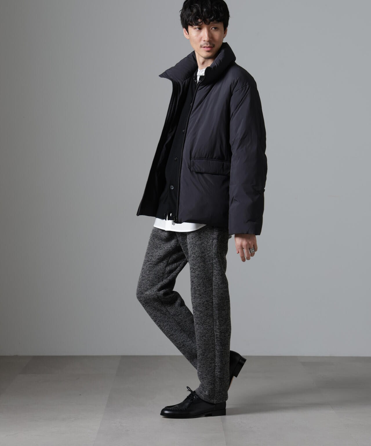 スタンド パファー ブルゾン