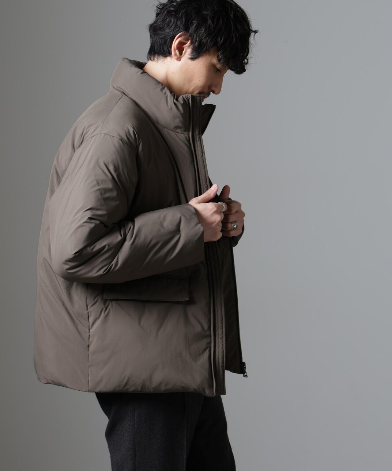 スタンド パファー ブルゾン