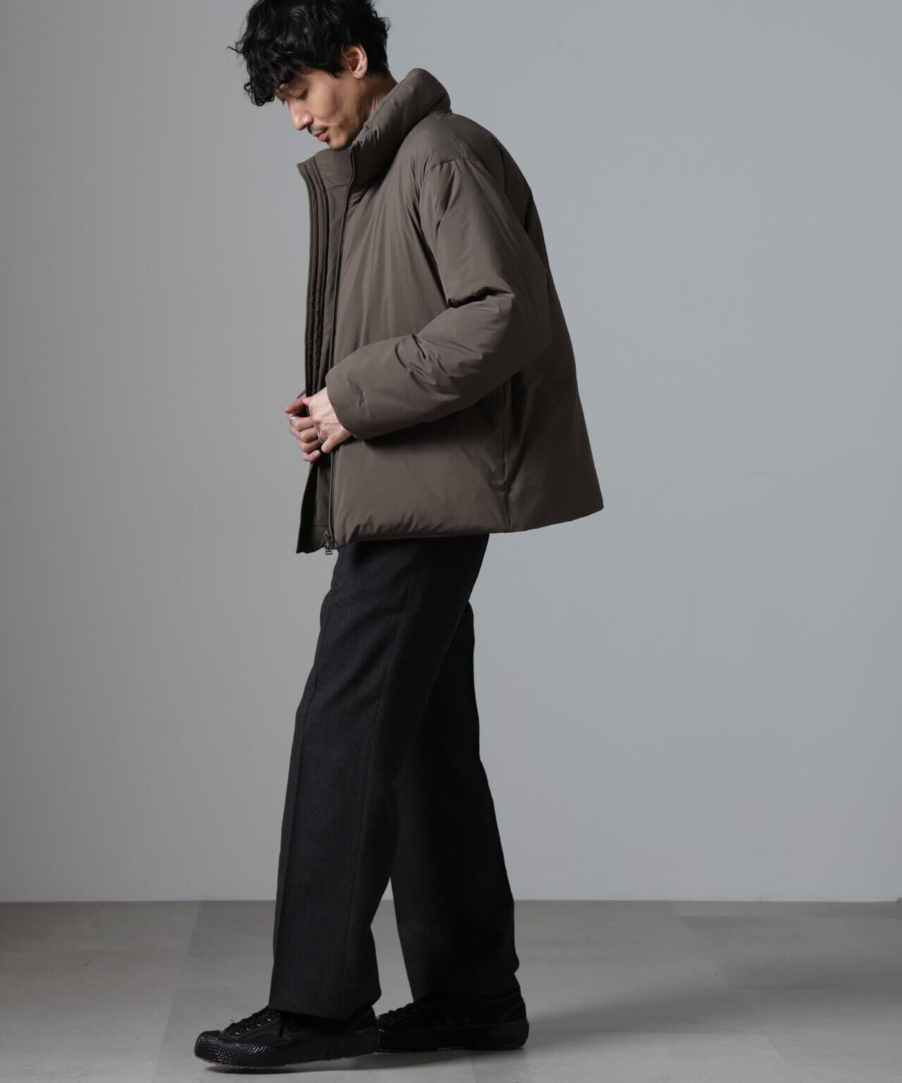 スタンド パファー ブルゾン