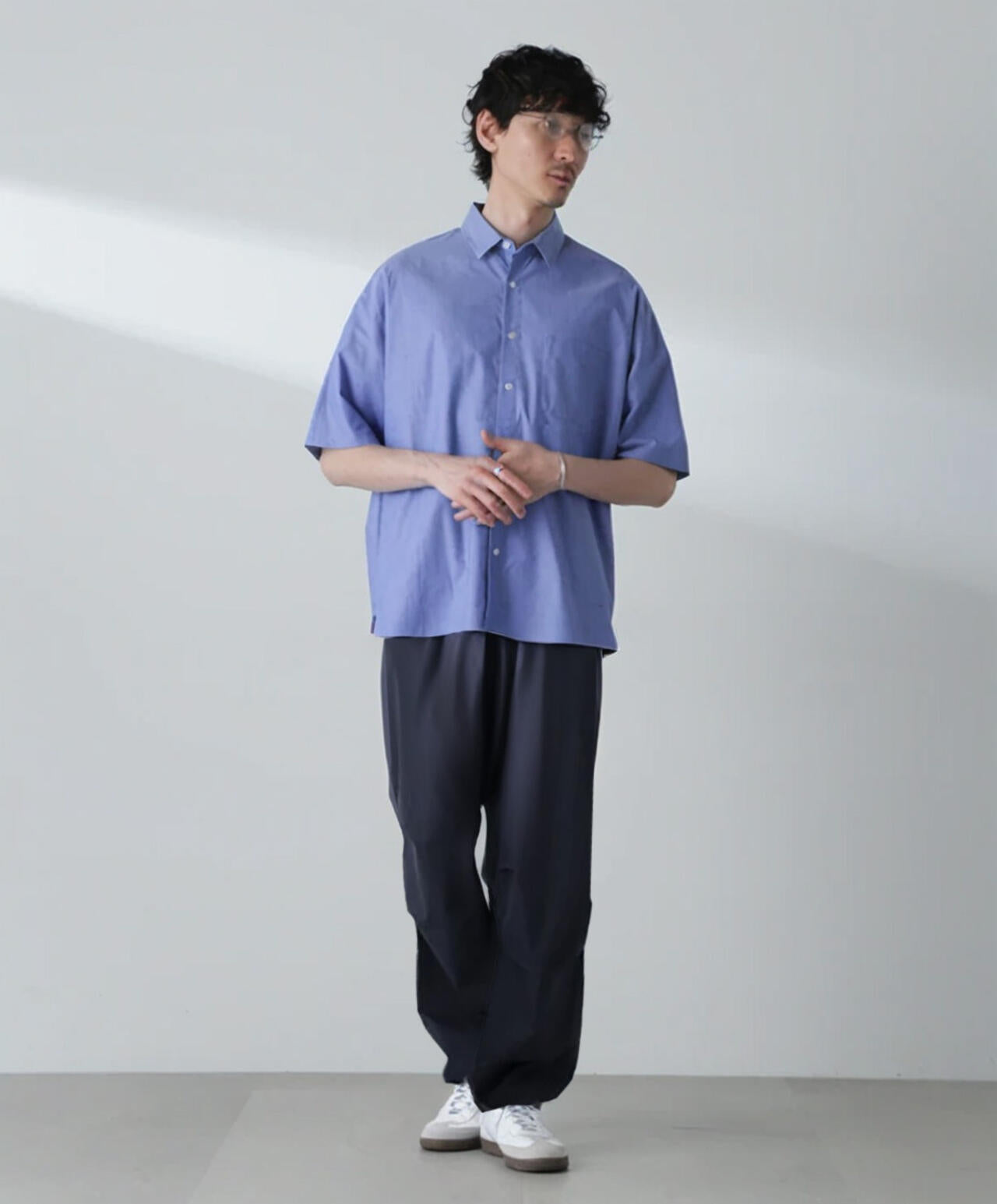 BIG シャンブレー シャツ 半袖