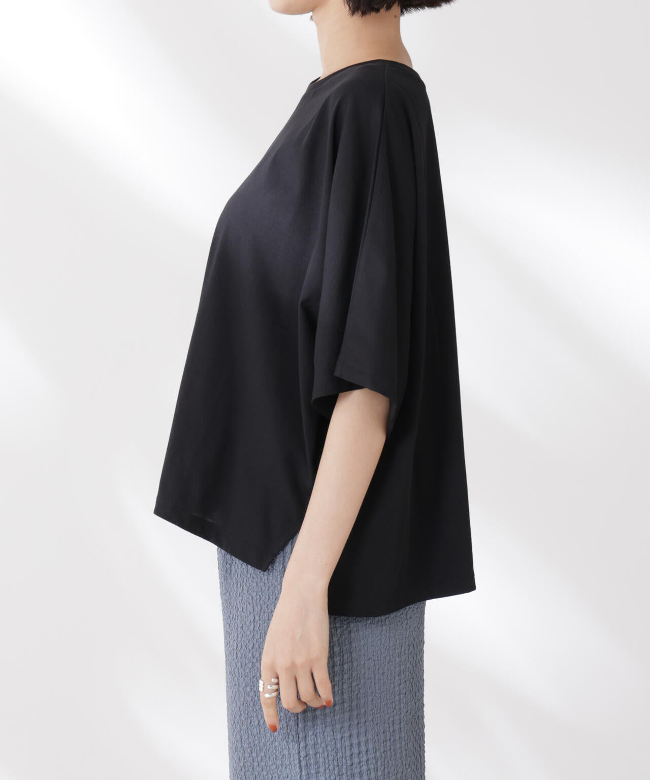 吸水速乾 抗菌 防臭 ドルマン ワイド トップス