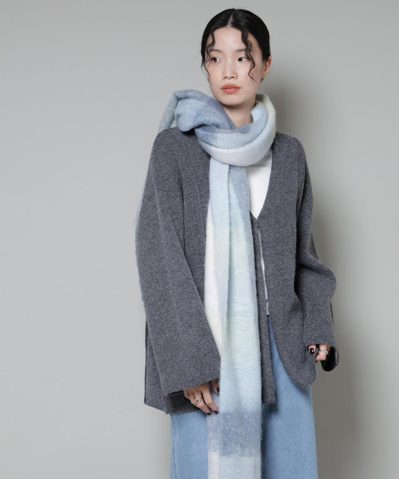 総針 ニットジャケット カーディガン