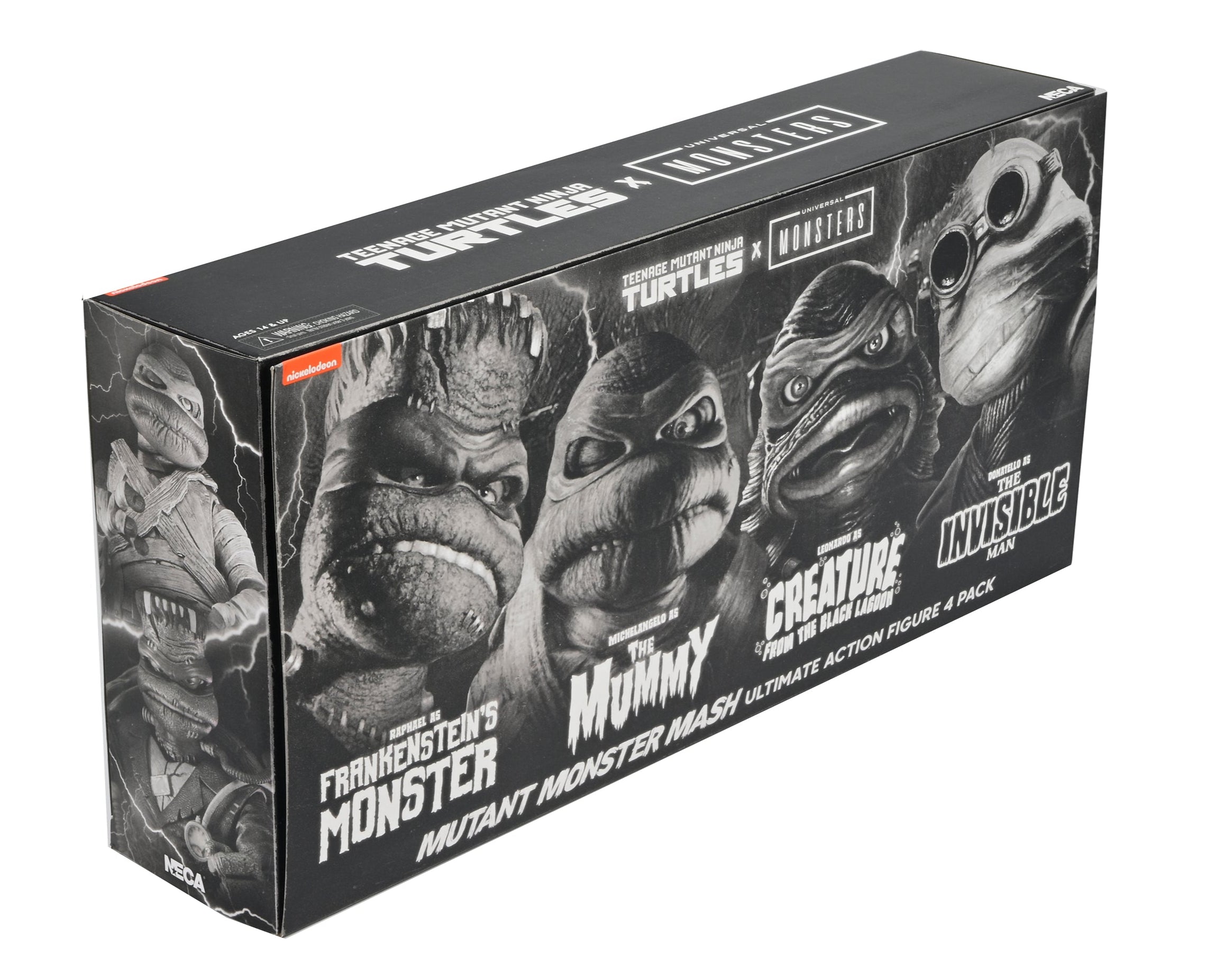 Universal Monsters x Teenage Mutant Ninja Turtles – Black & White