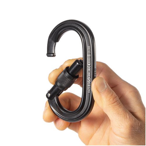 Black Diamond〉オーバルキーロックスクリューゲート | PUMP ONLINE