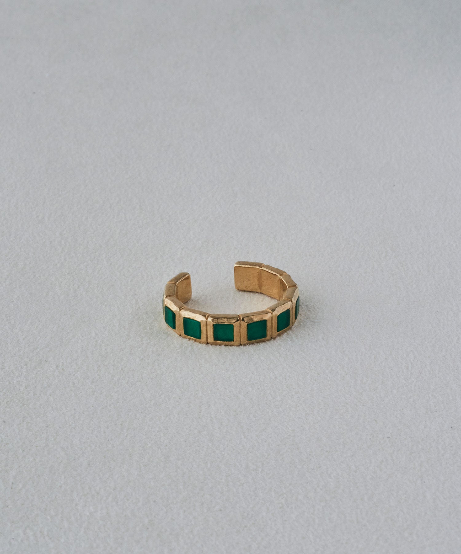SMALL TILE RING /GREEN｜R.ALAGAN(ララガン)公式通販｜ジュエリー