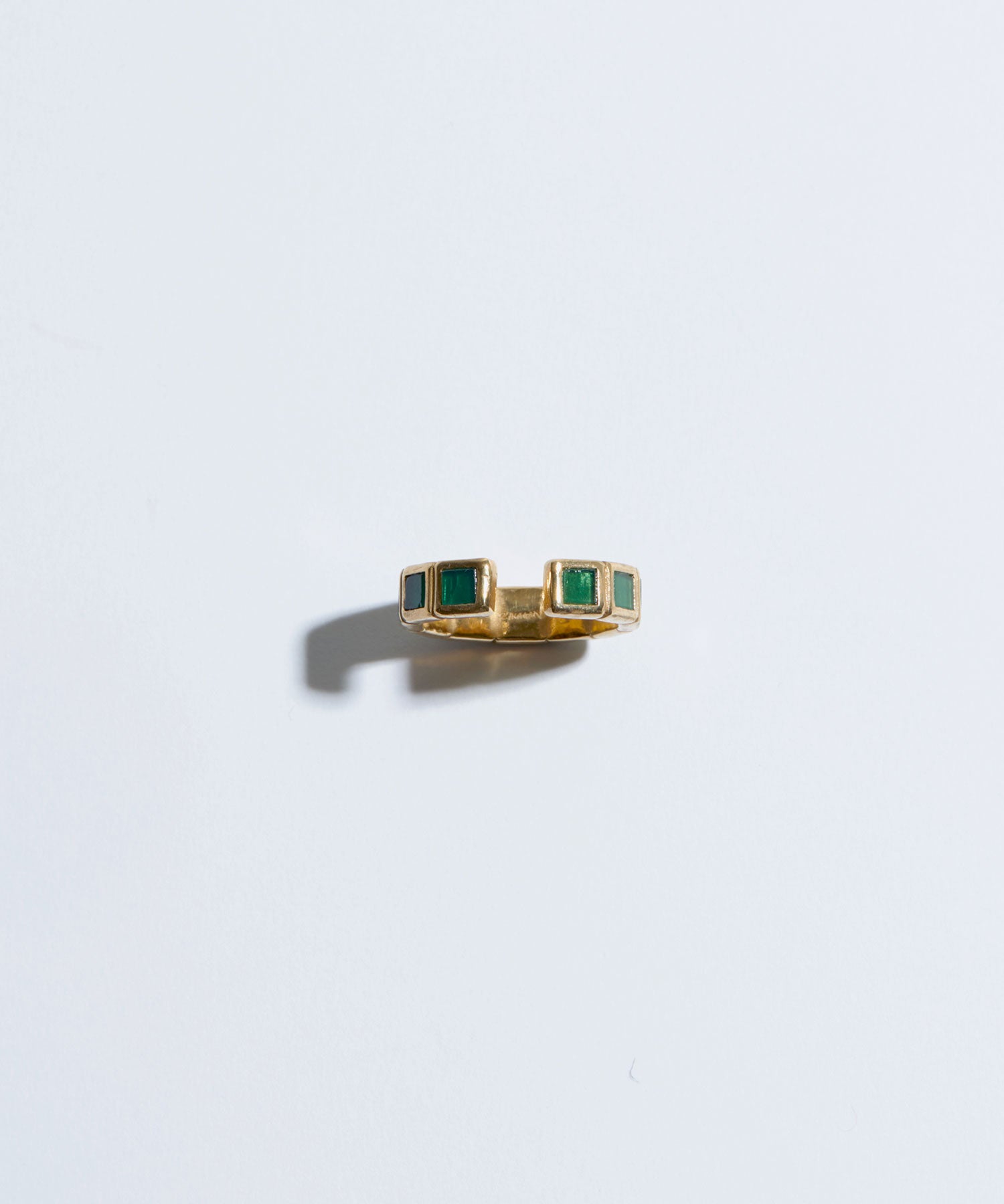 SMALL TILE RING /GREEN｜R.ALAGAN(ララガン)公式通販｜ジュエリー