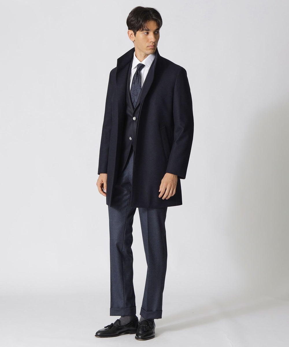 クラシックホップサックネイビーブレザー(ジャケット)｜Paul Stuart