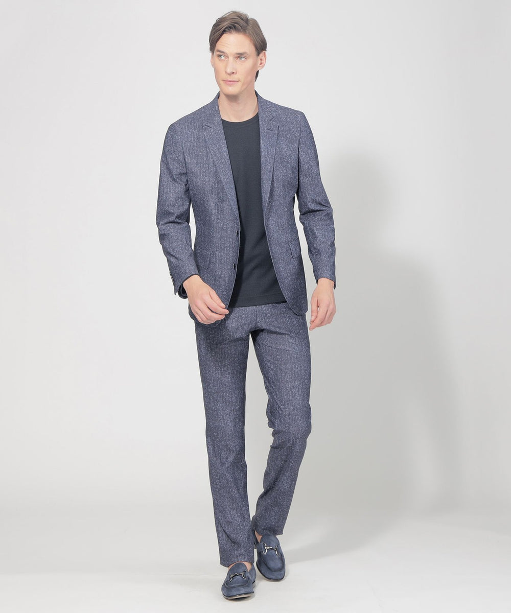 セットアップ】トリコットツイルプリントジャケット(ジャケット