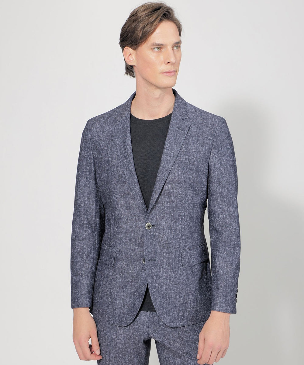 セットアップ】トリコットツイルプリントジャケット(ジャケット