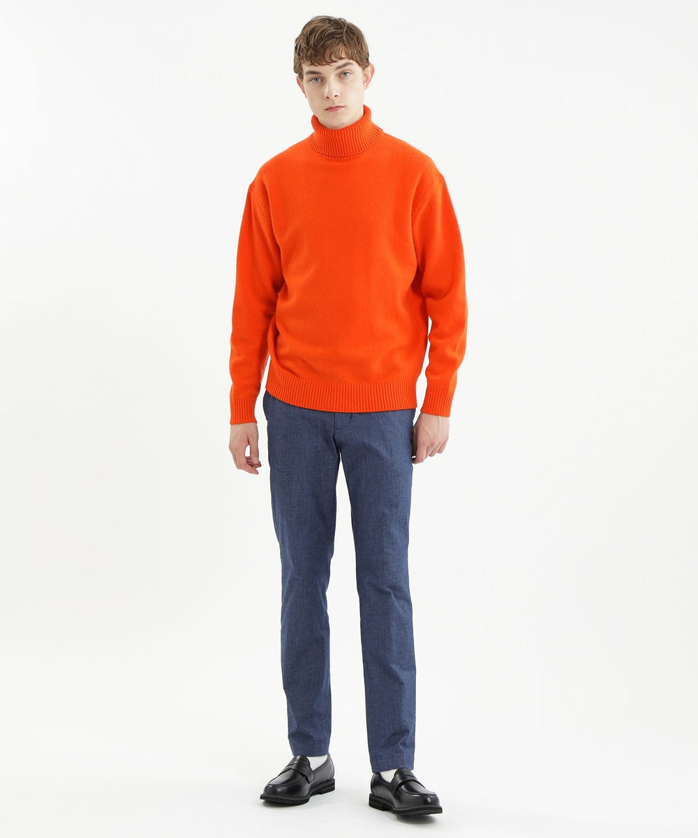 WEB＆一部店舗限定】9G天竺 タートルネックニット(トップス