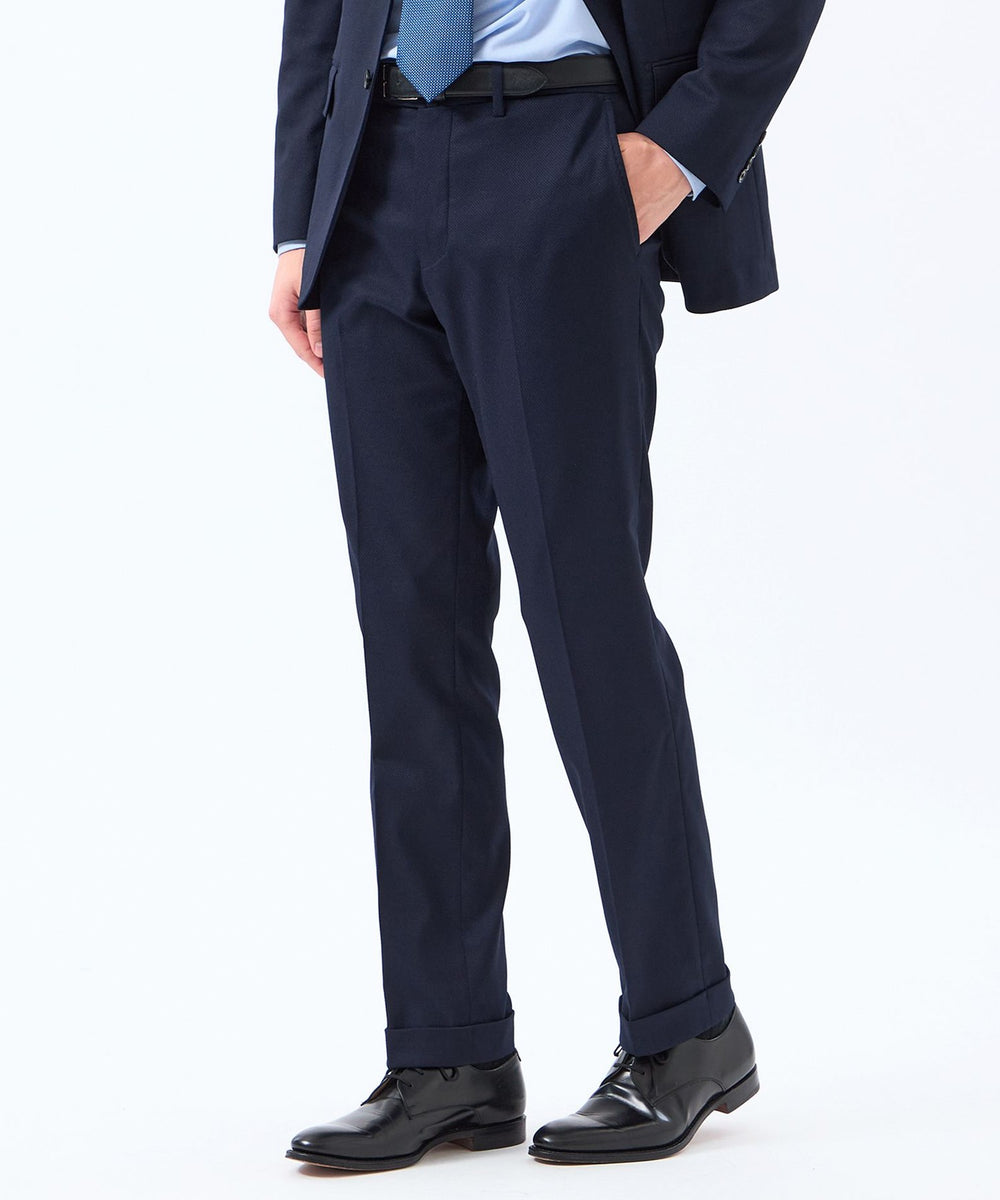 トロッター トラウザーズ #000（ナンバーゼロ）バーズアイストレッチ