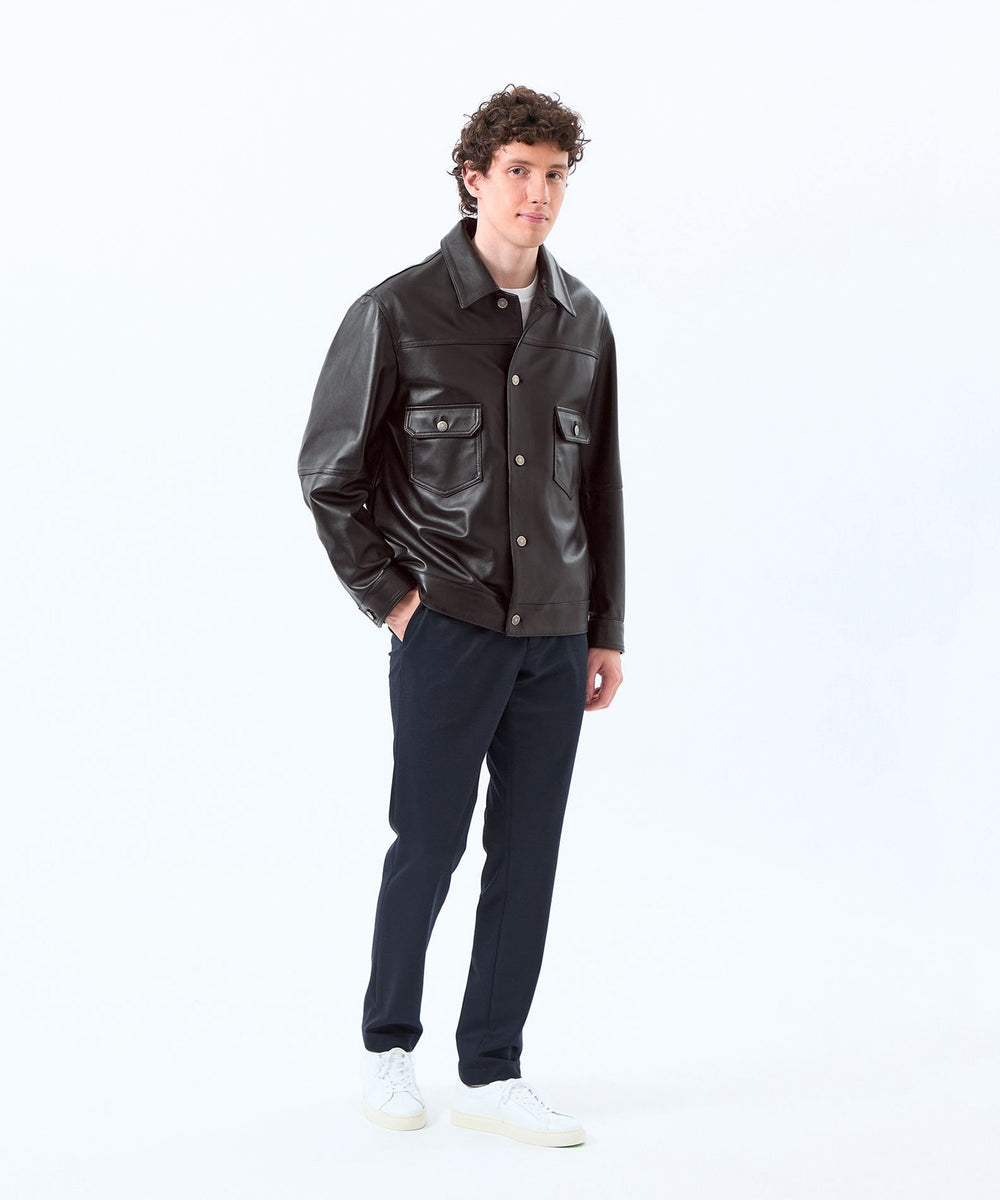 EMMETIコラボ レザートラッカージャケット(ブルゾン)｜MACKINTOSH