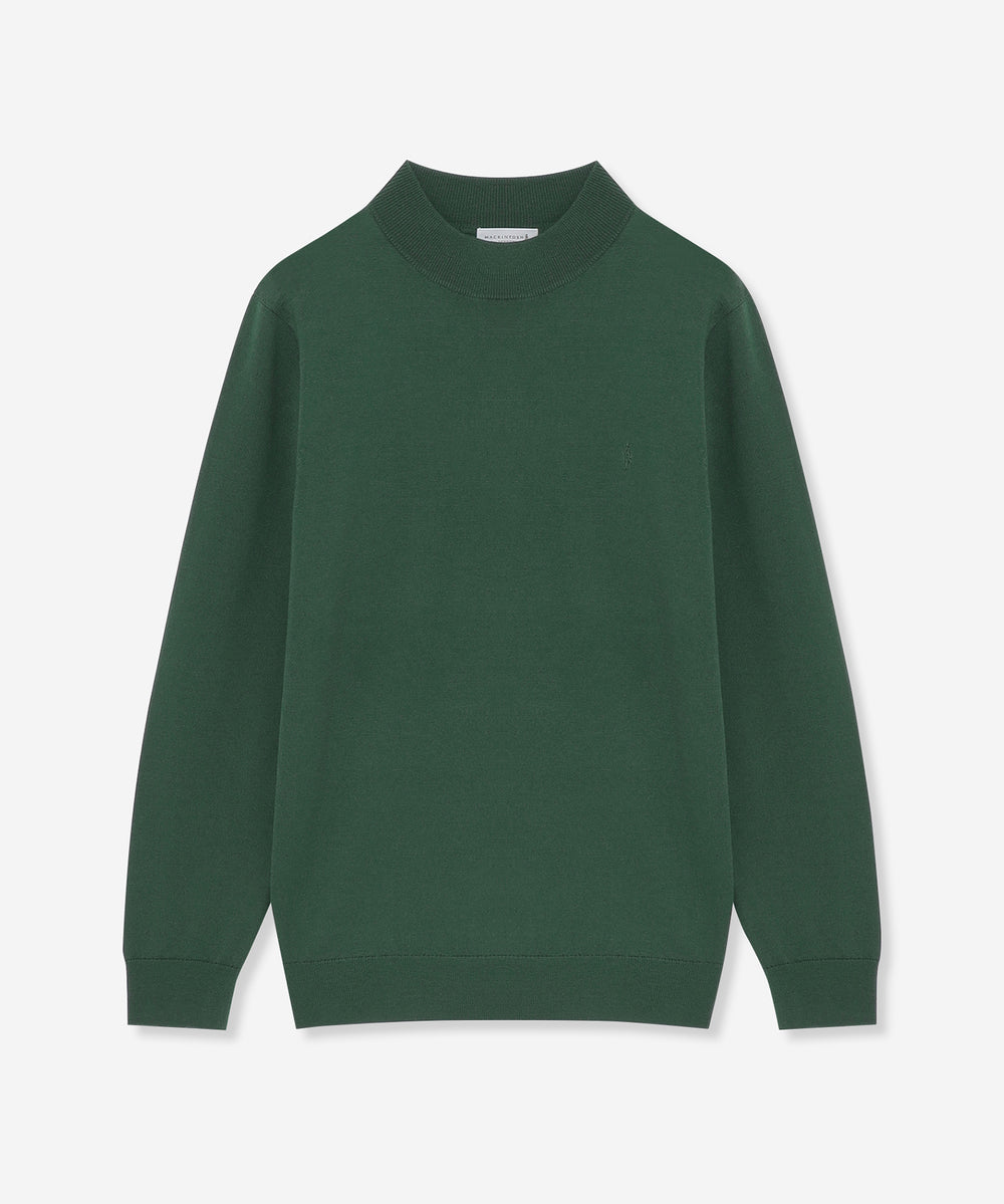 WEB・一部店舗限定】ハイゲージ天竺モックネックニット(トップス