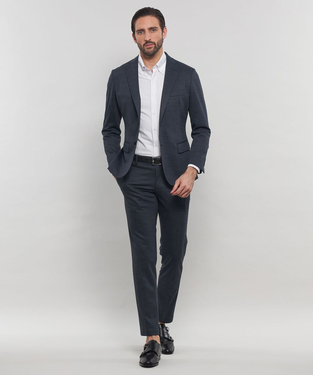 FLEX JERSEY】Mockrodyピンドットセットアップジャケット(ジャケット