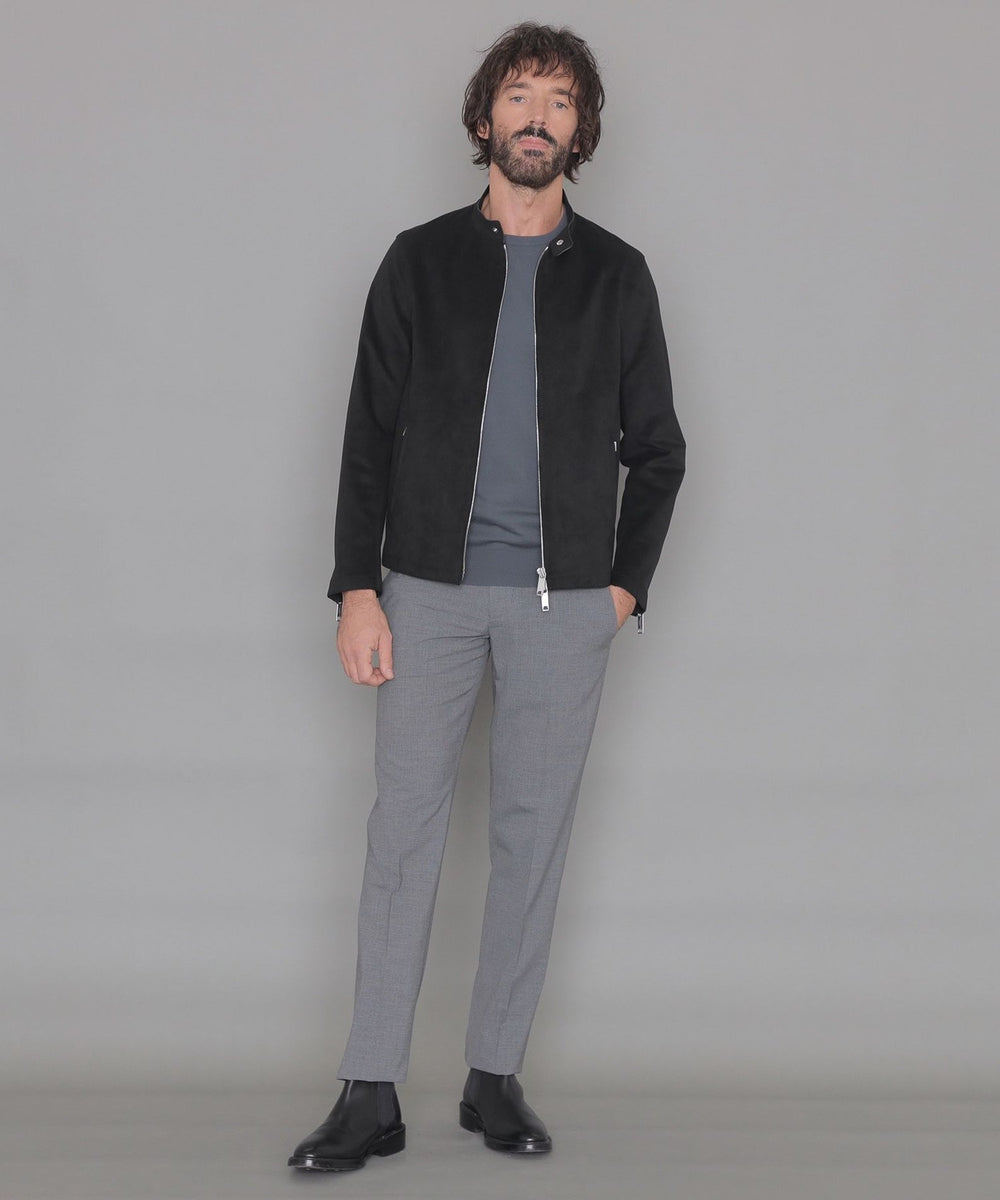 ultrasuede】シングルライダース(ブルゾン)｜MACKINTOSH LONDON