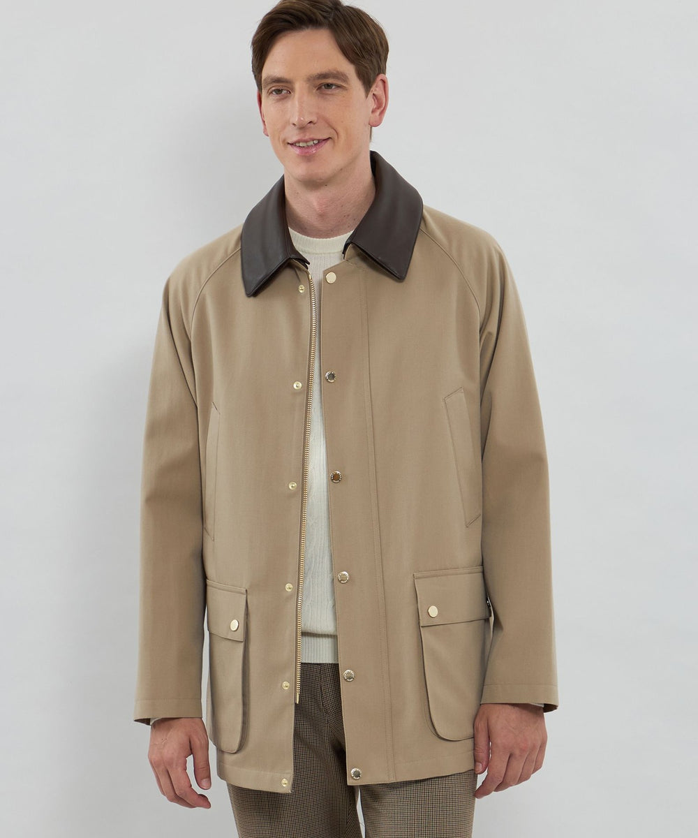 LINGFIELD】【DORMEUIL】ウールコットンフィールドジャケット(ブルゾン