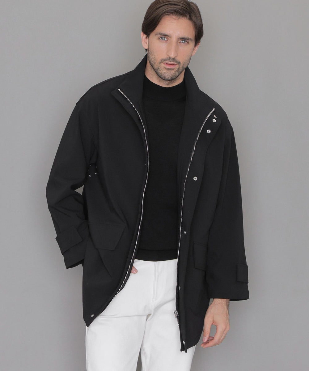 LEON掲載】【ETTRICK】シンセティックボンディングスタンドカラー