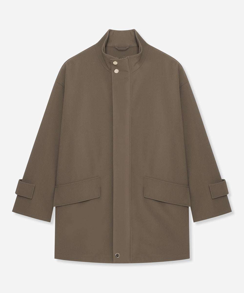 LEON掲載】【ETTRICK】シンセティックボンディングスタンドカラー