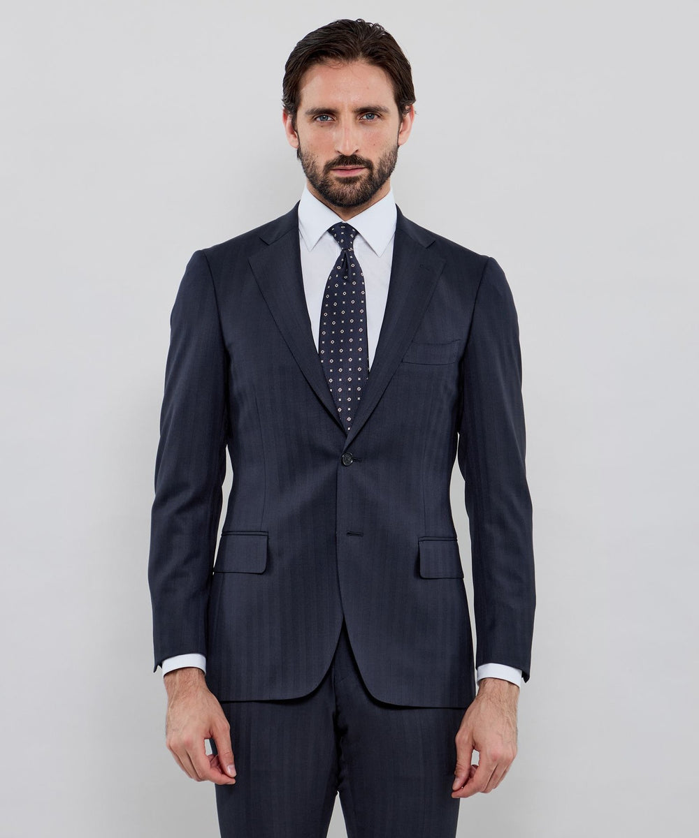 NEW BRIDGE】Super150's シャドーストライプスーツ(スーツ