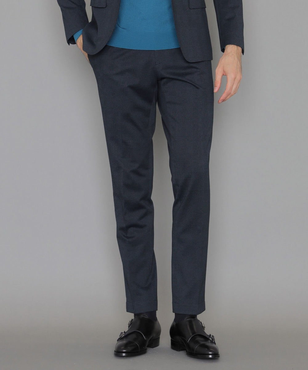 WEB・一部店舗限定】【FLEX JERSEY】メランジグレンチェック