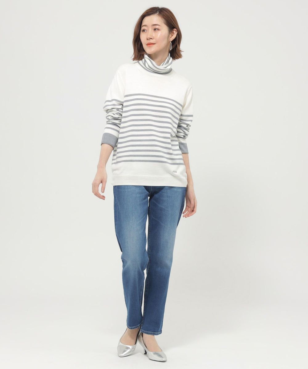 カタログ掲載品】【ウォッシャブル】ダブルタートルネックプルオーバー