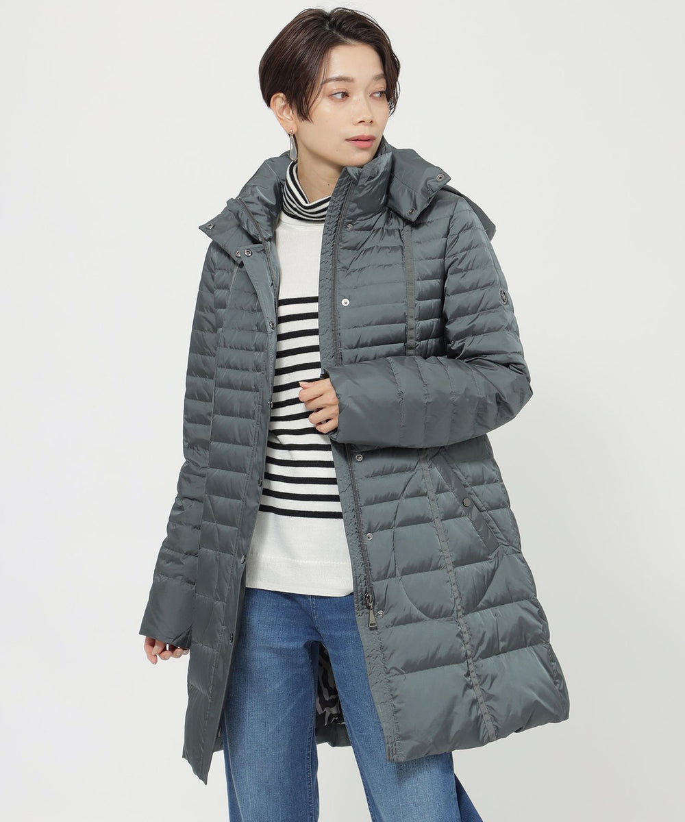 23AW＊Wings掲載＊【ウォッシャブル】シャンブレーグリーンダウン