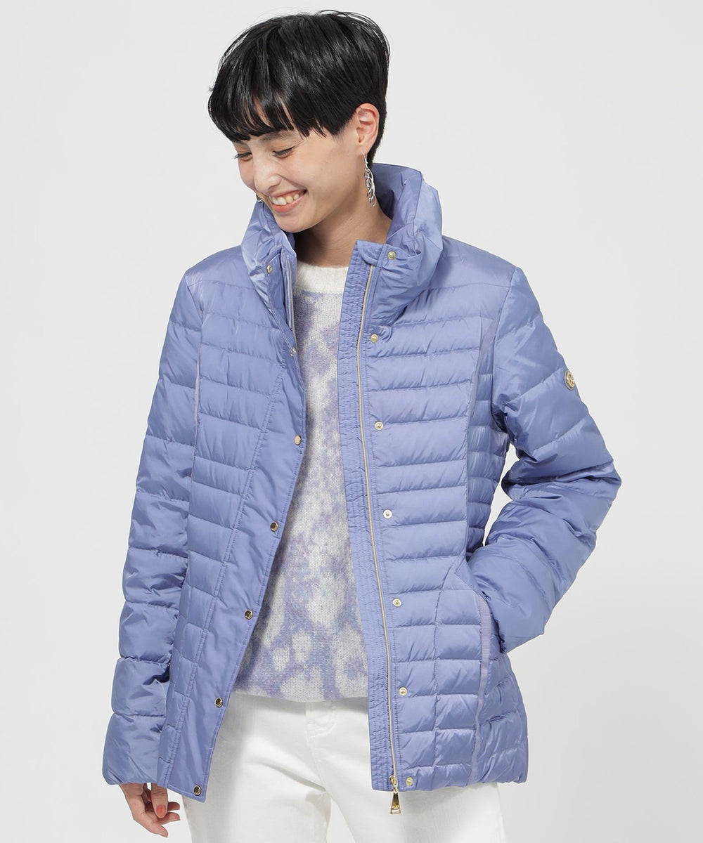 ウォッシャブル】シャンブレーグリーンダウンジャケット(ジャケット