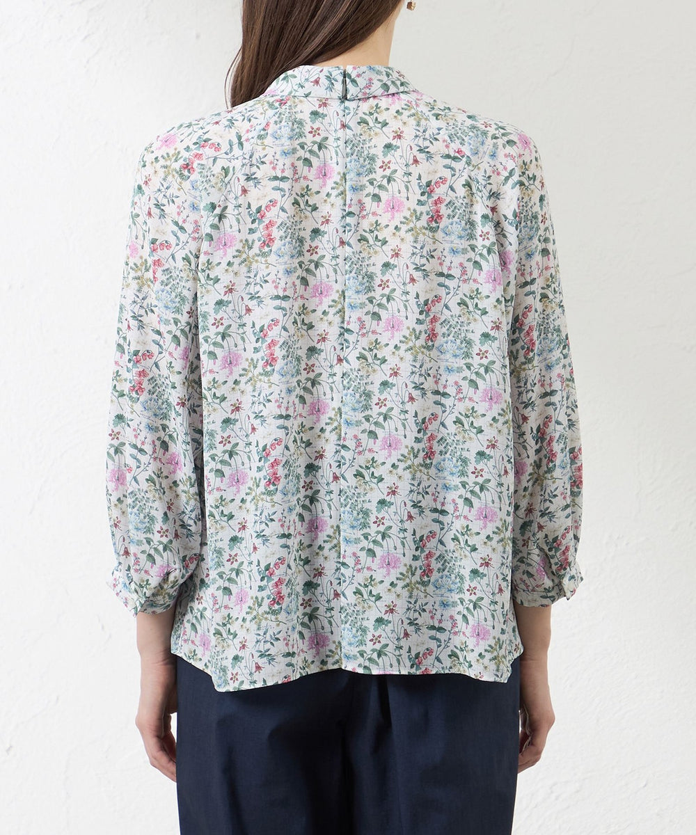 LIBERTY】BOTANIST'S JOURNEY タックブラウス(トップス)｜AMACA(アマカ