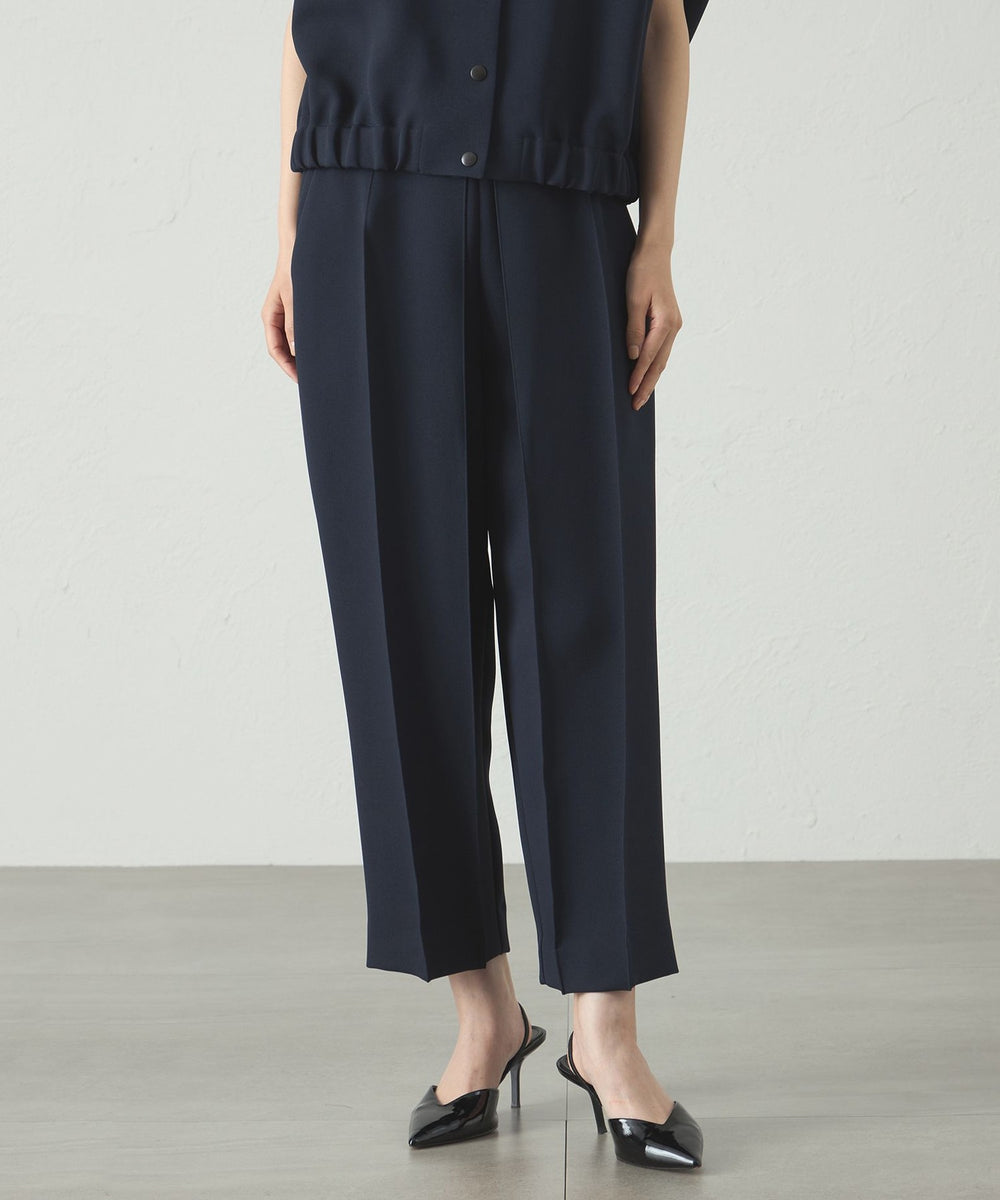 UV効果/着用シワ軽減/セットアップ対応】フォルムタックデザインパンツ