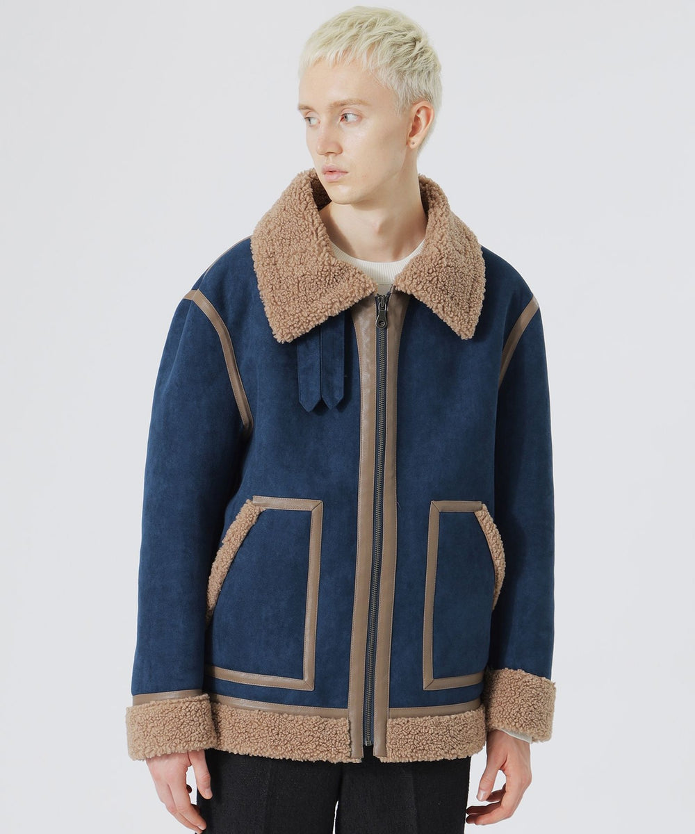 Safari12月号掲載】スエードライク ボマージャケット(ブルゾン