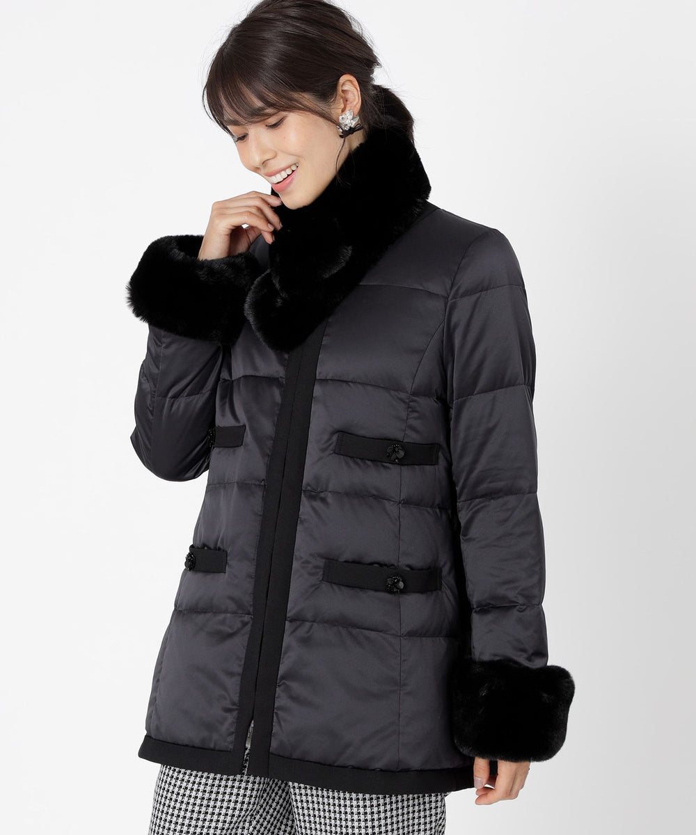 ファーコンビ ダウンコート(コート)｜TO BE CHIC(トゥー ビー シック
