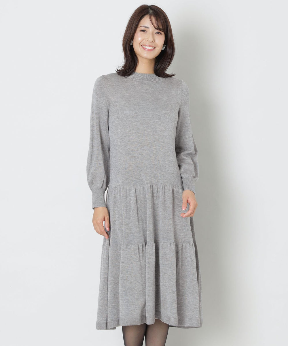 L】ホールガーメント ニットワンピース(ワンピース)｜TO BE CHIC