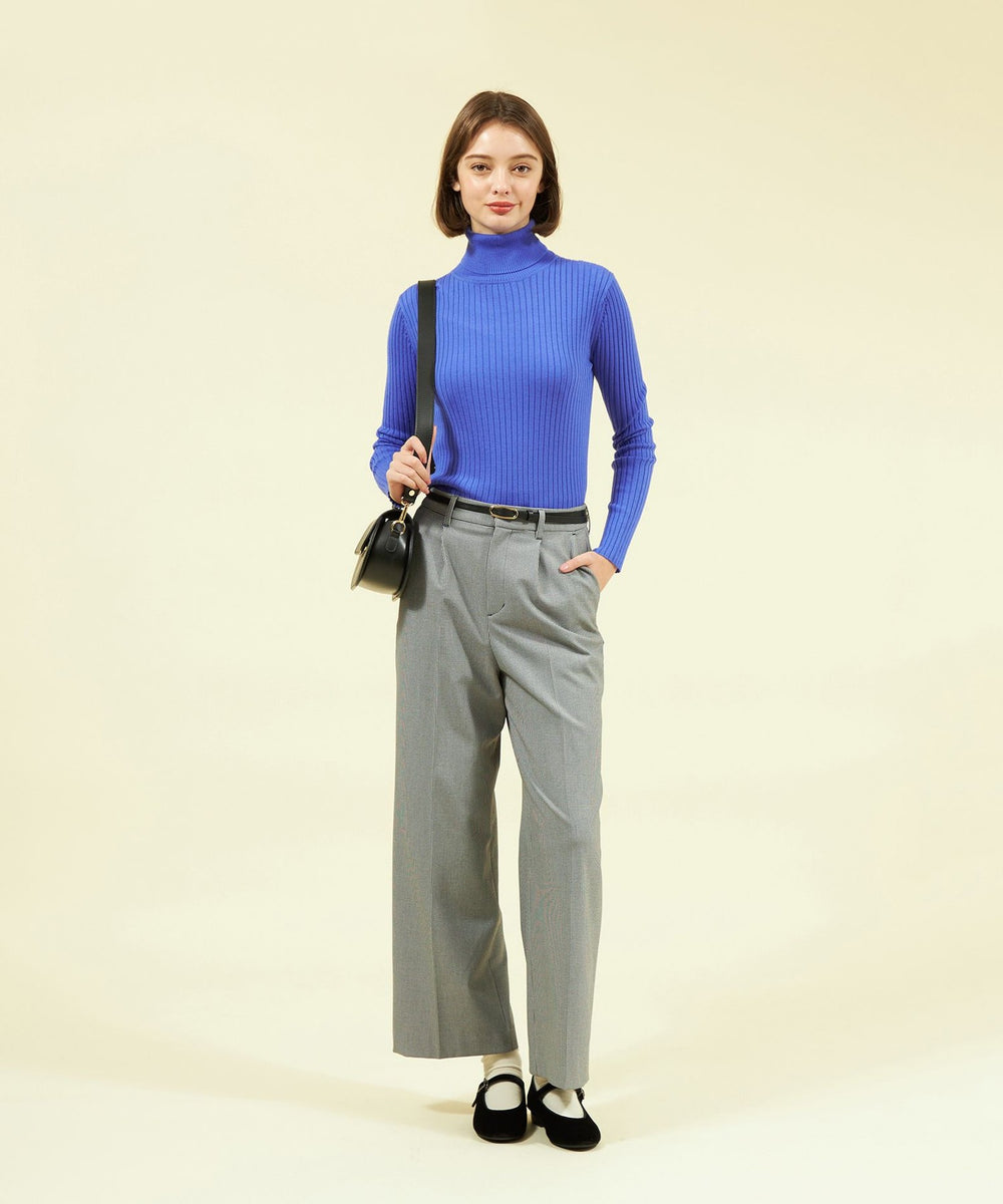 ウォシャブルウールリブタートルニット(トップス)｜MACKINTOSH