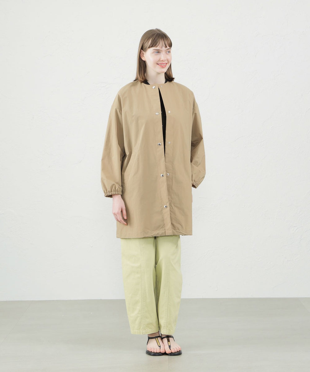 WEB&一部店舗限定】ポリエステルタフタノーカラーコート(コート