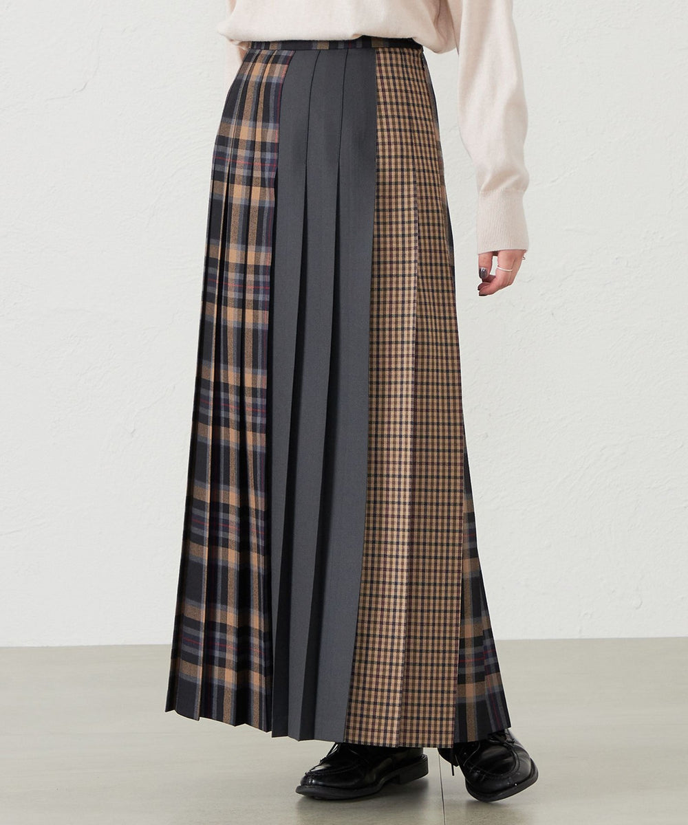 GREY LABEL O'NEIL OF DUBLIN マキシプリーツスカート(スカート