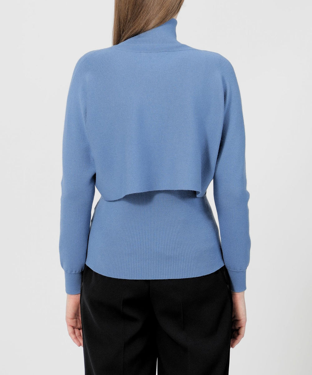 レイヤードリブタートルニット(トップス)｜EPOCA(エポカ)の