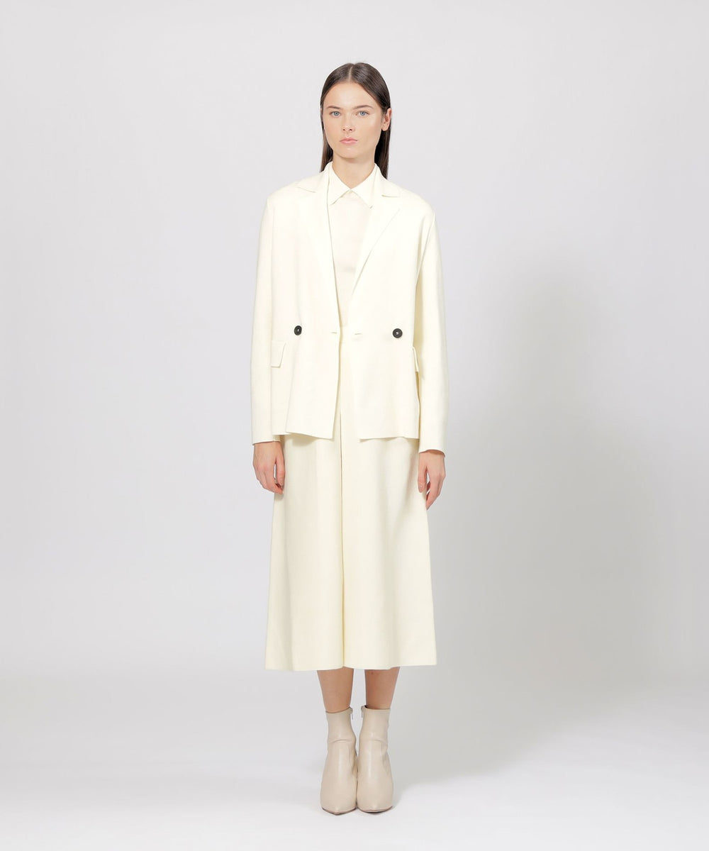 La maglia】 シャツカラー ニットプルオーバー(トップス)｜EPOCA