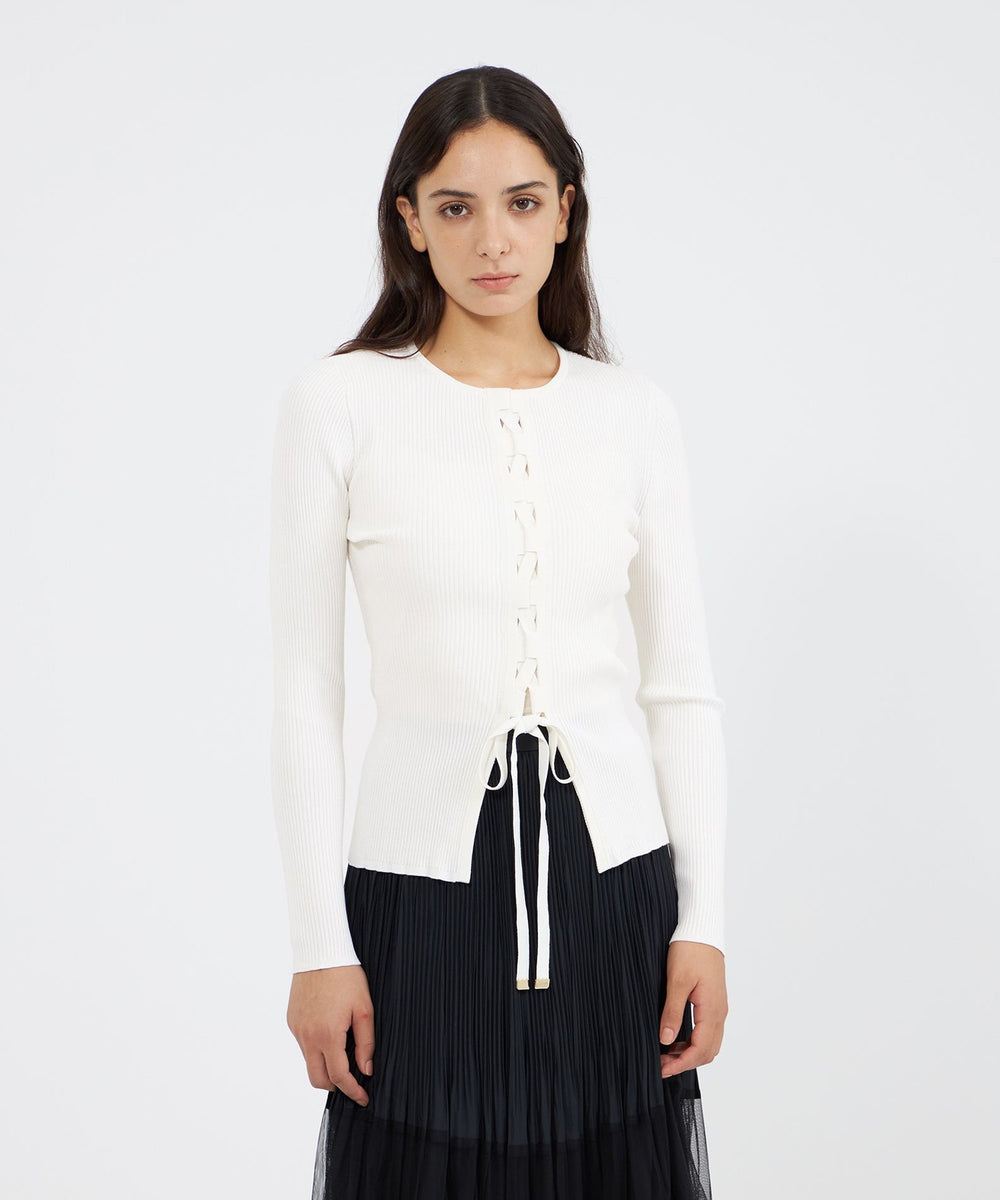 レースアップニット プルオーバー(トップス)｜EPOCA(エポカ)の