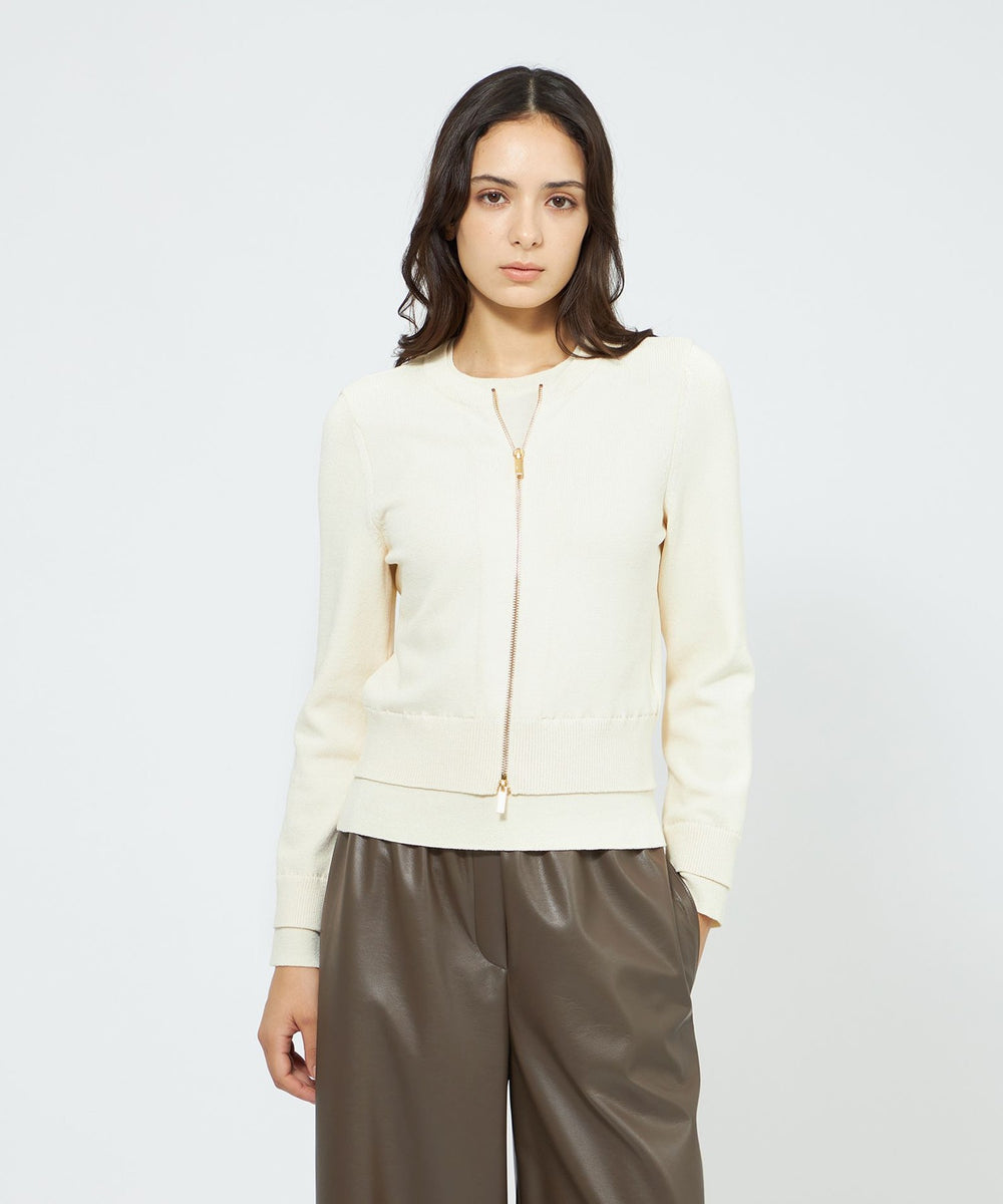 La maglia】 ジップアップニット(トップス)｜EPOCA(エポカ)の