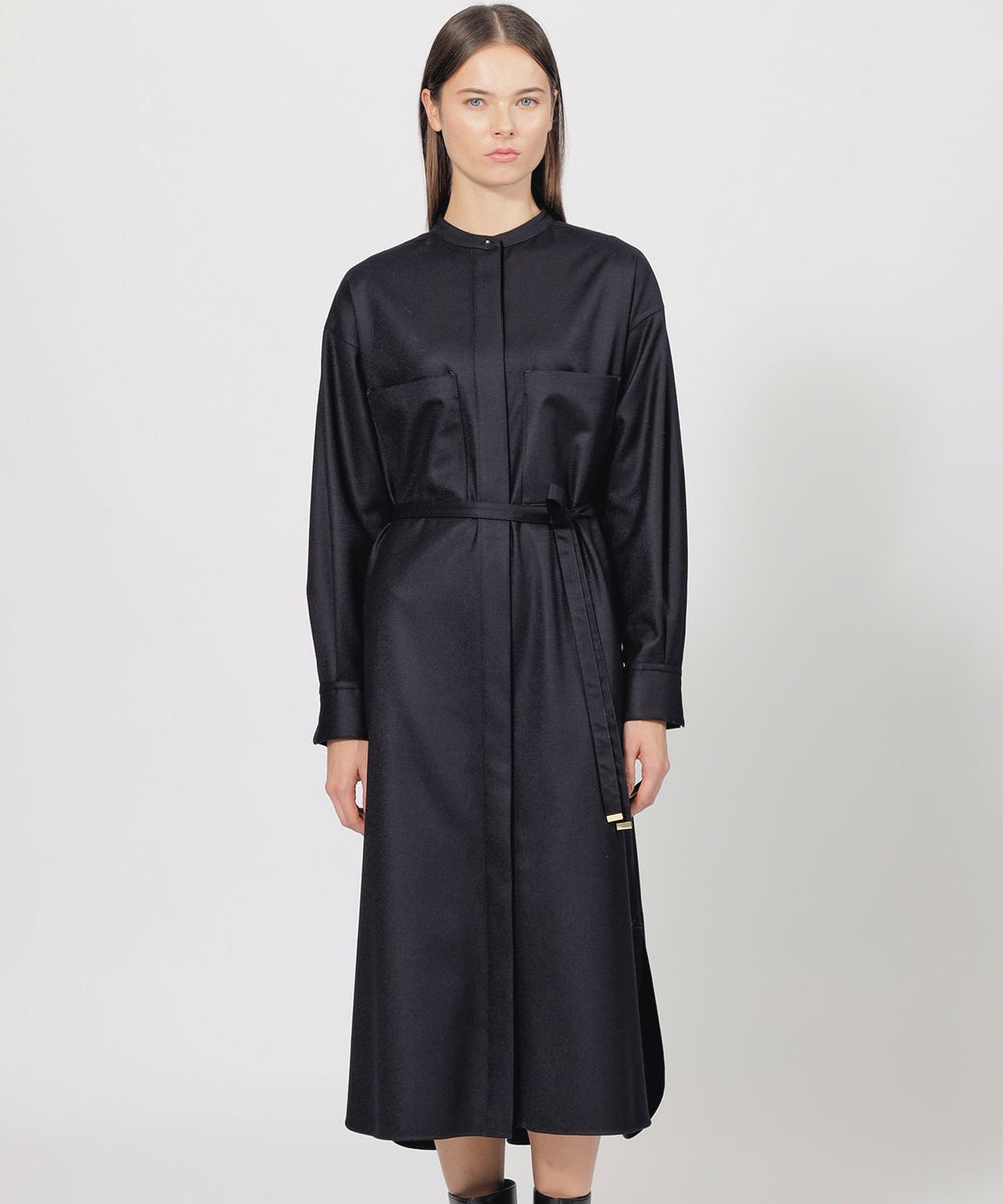 ウールフラノ シャツドレス(ワンピース)｜EPOCA(エポカ)のファッション