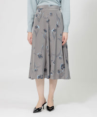 VERY NaVY2024年12月号掲載】カラーシャドウフィオーレプリント フレア