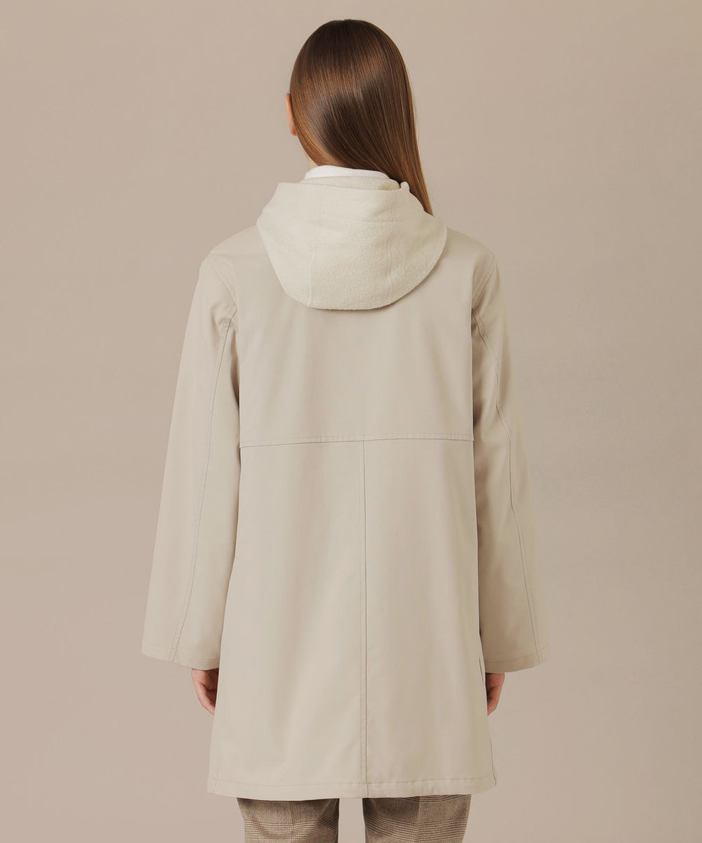 婦人画報11月号掲載】ポリエステルオックスフォード3WAYコート(コート