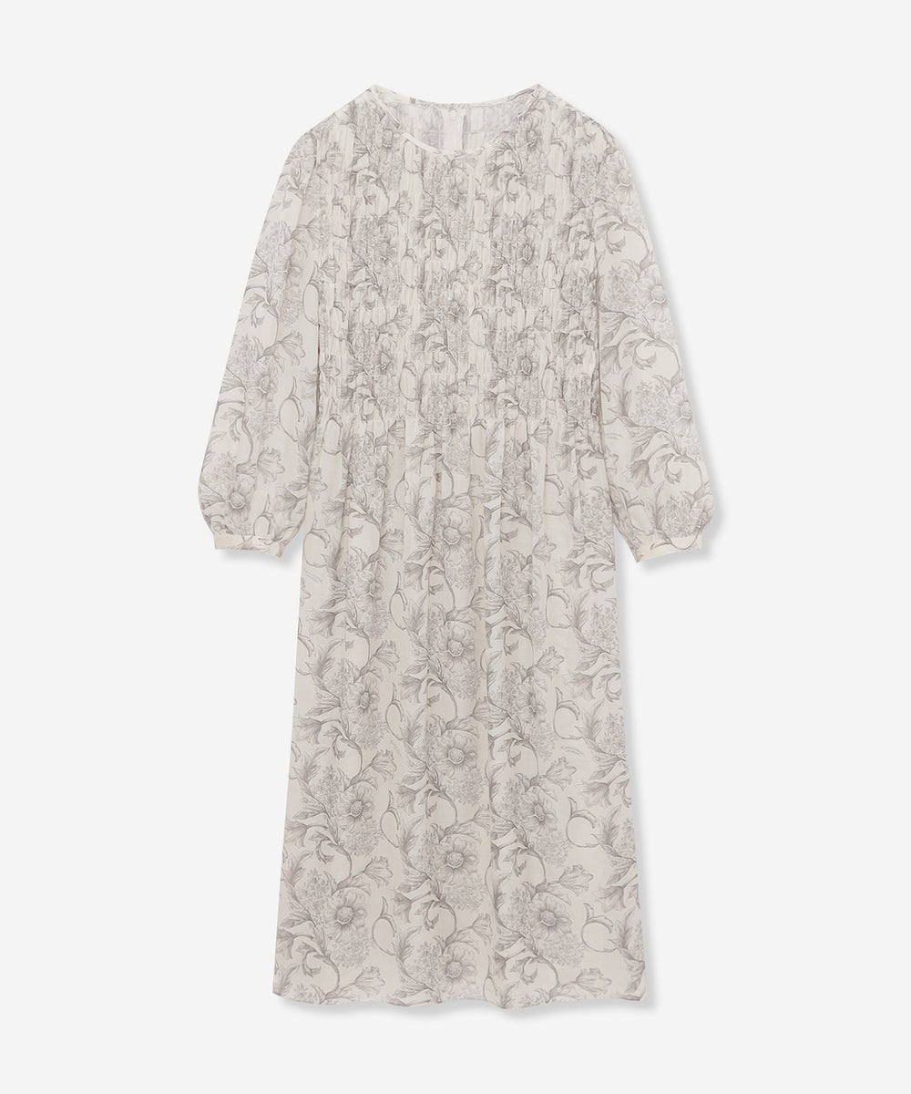 婦人画報4月号掲載】【BIBURY FLOWER】エッチングバイブリーワンピース