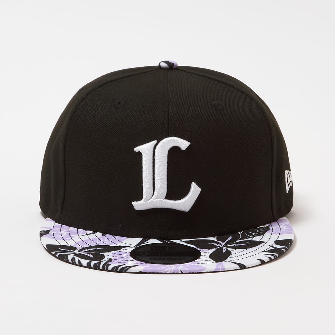 NEW ERA×LIONS 9FIFTY BLACK/FLOWER: キャップ | 埼玉西武ライオンズ