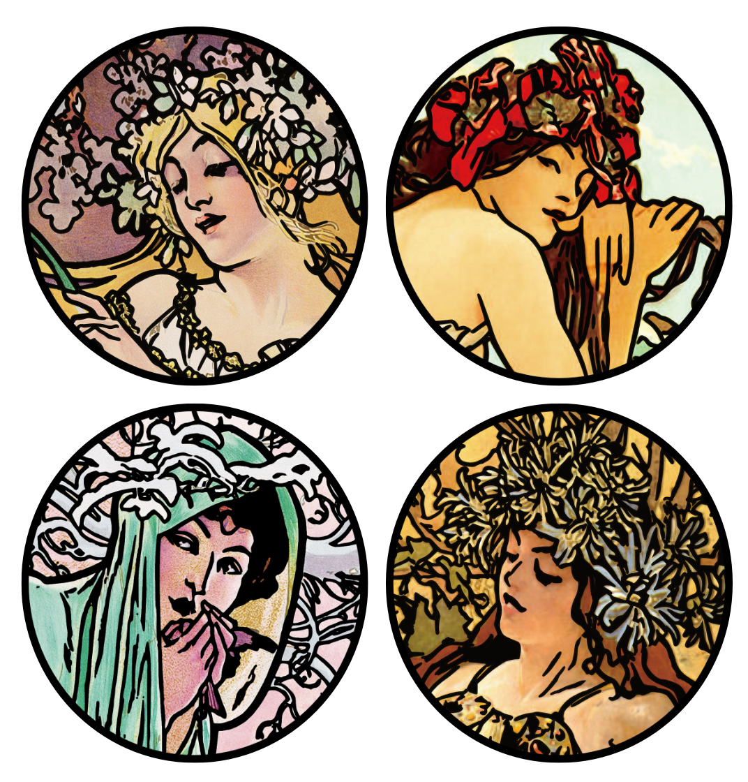 Mucha Seasons ミュシャ